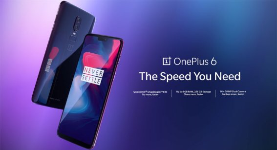 เปิดตัว OnePlus 6 สเปกแรง พร้อมจอแหว่ง ในราคาสุดเร้าใจ!!