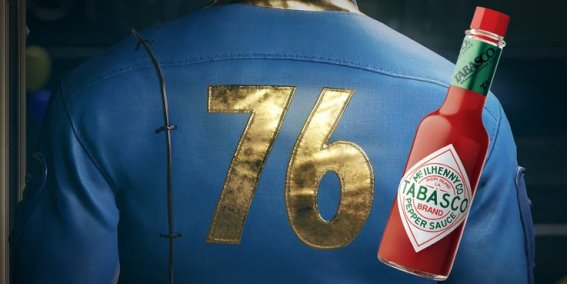 หนุ่มใจเด็ดกินซอส Tabasco หมดขวดหลังจากแพ้พนันเกม Fallout