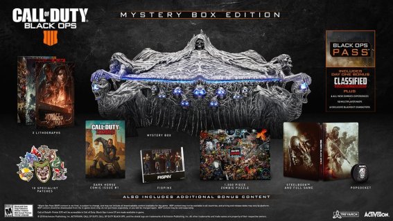 Activision เผยชุดสะสมสุดอลังการ Call of Duty: Black Ops 4 Mystery Box Edition