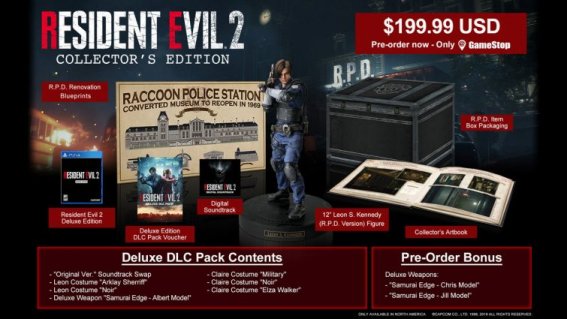 เงินในมือสั่นไปหมด! Capcom เปิดพรีออเดอร์ชุดสะสม Resident Evil 2: Collector’s Edition