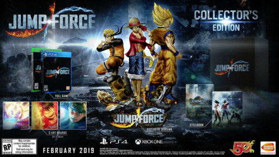 เตรียมควักกระเป๋า! Jump Force เผยรายละเอียดโบนัสพิเศษและชุดสะสม Collector’s Edition