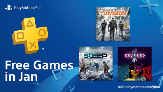 PlayStation Plus ประจำเดือนมกราคม 2019 โซน Asia