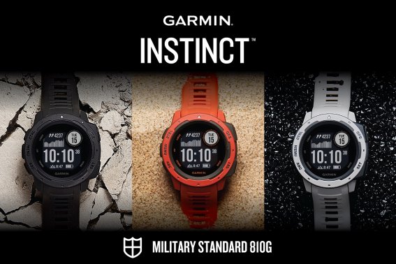 “GARMIN Instinct” จีพีเอสมัลติสปอร์ตวอทช์สายพันธุ์อึด  ดีไซน์แกร่ง โดนใจสายแฟชั่น!!