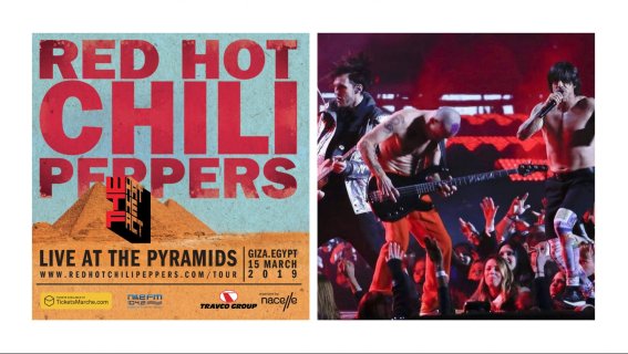 ตีหนึ่งคืนนี้ !!! เตรียมตัวนั่งหน้าจอรอดูคอนเสิร์ตของ RHCP ที่อียิปต์แบบสดๆ !