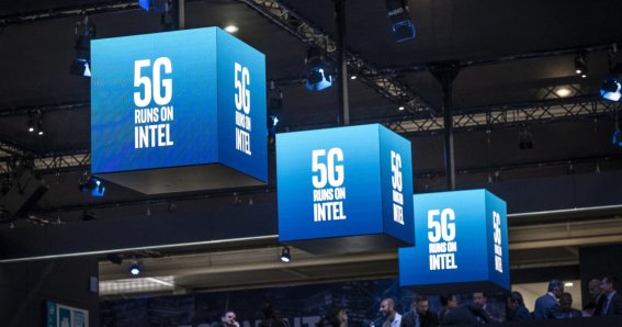 BARCELONA, CATALONIA, SPAIN - 2019/02/27: The 5G logo of Intel is seen during the MWC2019.
The MWC2019 Mobile World Congress opens its doors to showcase the latest news of the manufacturers of smart phones. The presence of devices prepared to manage 5G communications has been the hallmark of this edition.
The MWC2019 Mobile World Congress opens its doors to showcase the latest news of the manufacturers of smart phones. The presence of devices prepared to manage 5G communications has been the hallmark of this edition. (Photo by Paco Freire/SOPA Images/LightRocket via Getty Images)