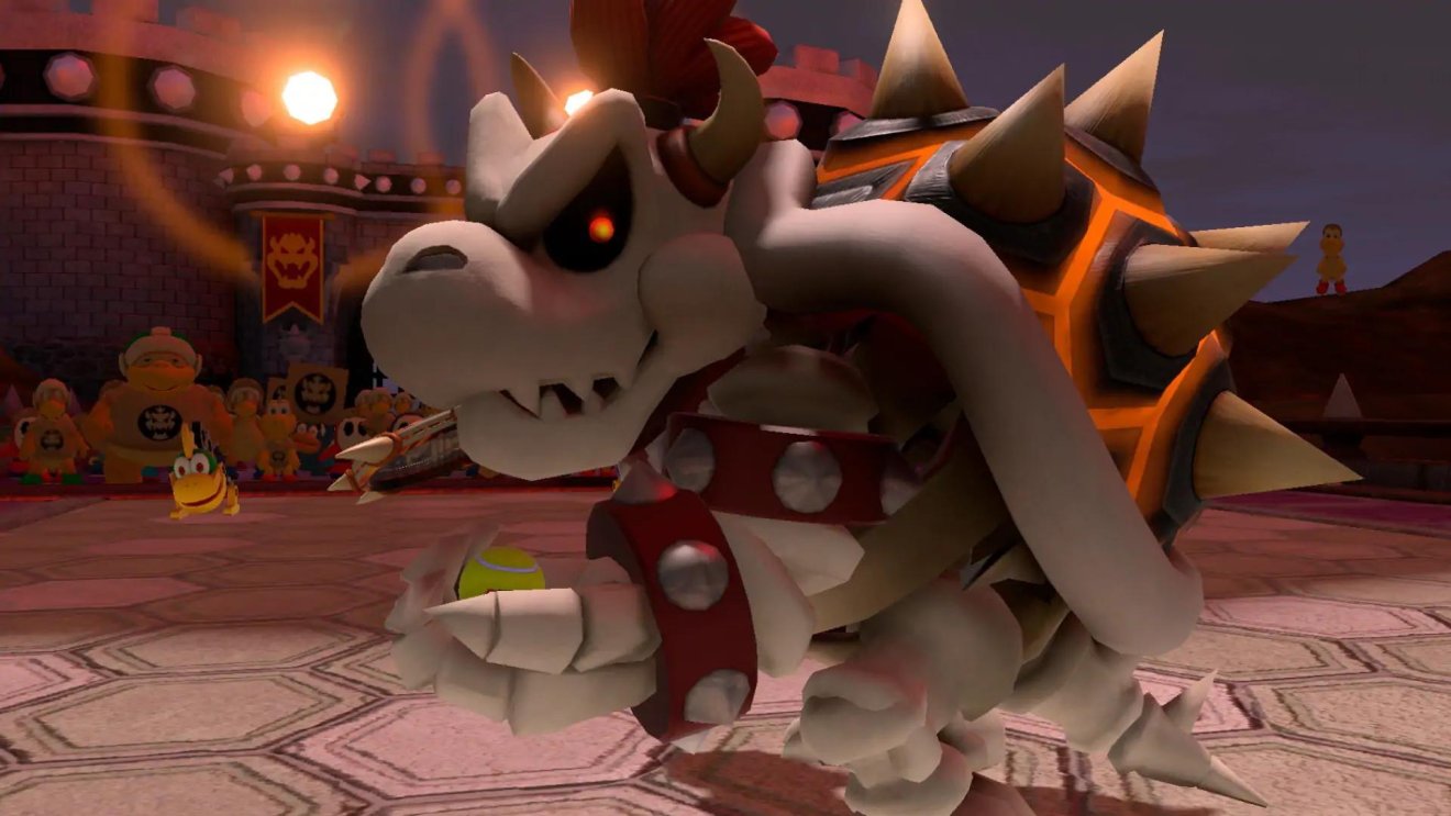 Mario Tennis Aces ปล่อยตัวอย่างตัวละคร Dry Bowser