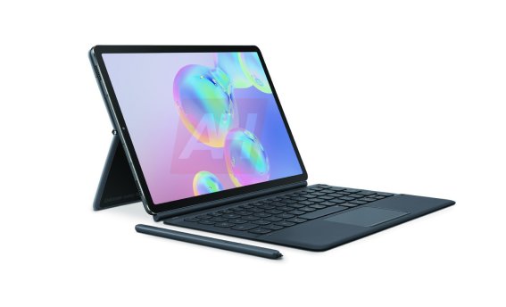 หลุดภาพเรนเดอร์ Samsung Galaxy Tab S6 กล้องหลังคู่แนวตั้ง พร้อมร่องเก็บปากกา