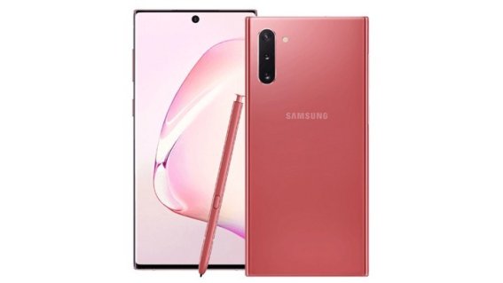 หลุดภาพเรนเดอร์ Samsung Galaxy Note 10 สี Rose ก่อนเปิดตัวจริง