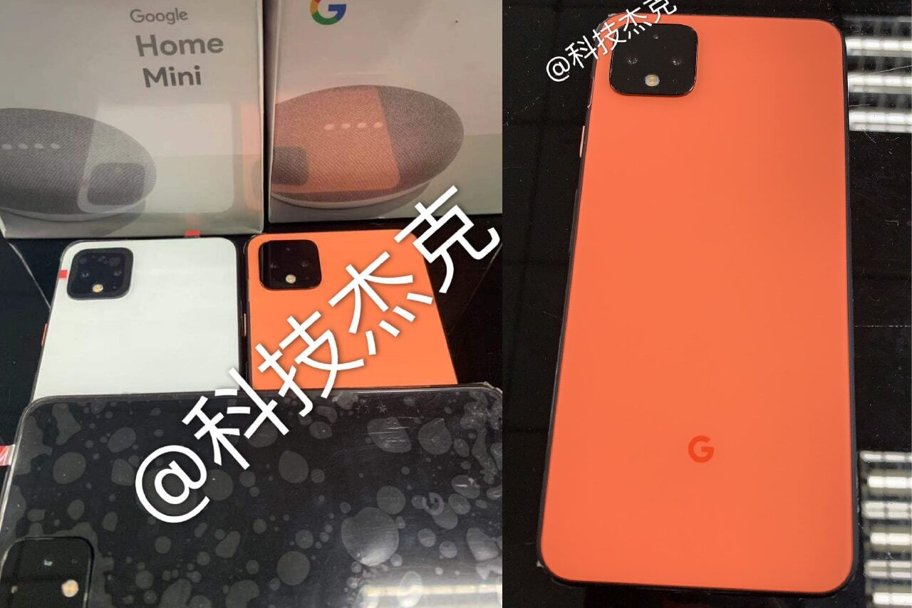 ภาพหลุด Google Pixel 4 สีส้ม