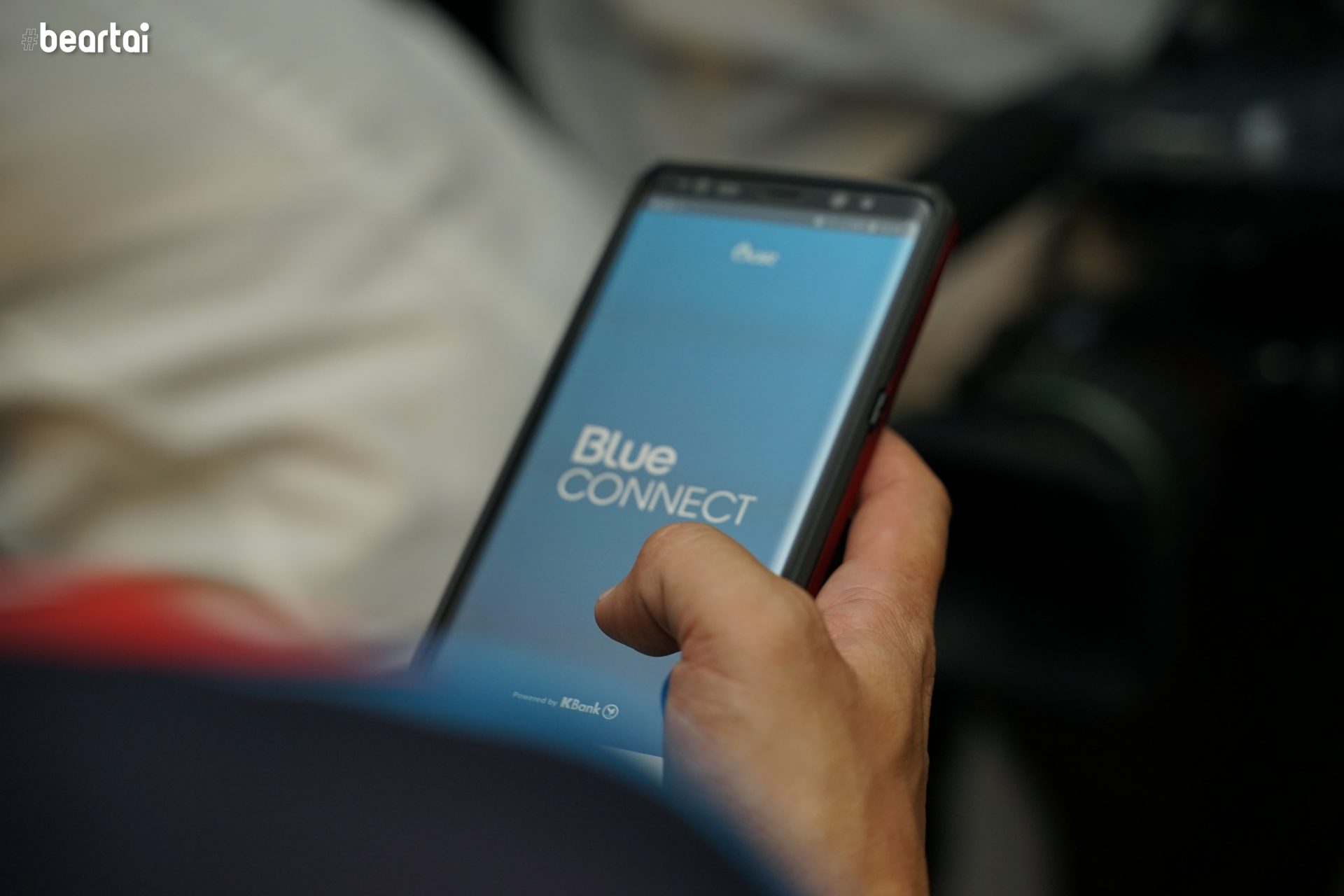 แอป Blue CONNECT ถูกพัฒนาโดย PTT และ K Bank