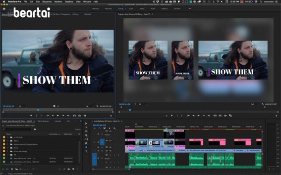 Auto Reframe premiere Pro