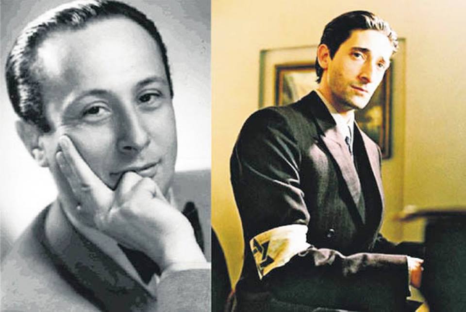 และ Adrien Brody ที่มารับบทเป็นเขาใน The Pianist