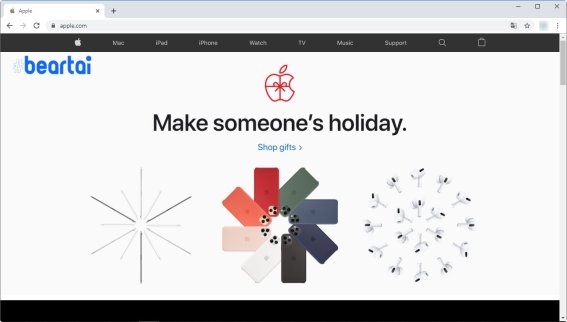 ร้านค้าออนไลน์บนเว็บ Apple.com