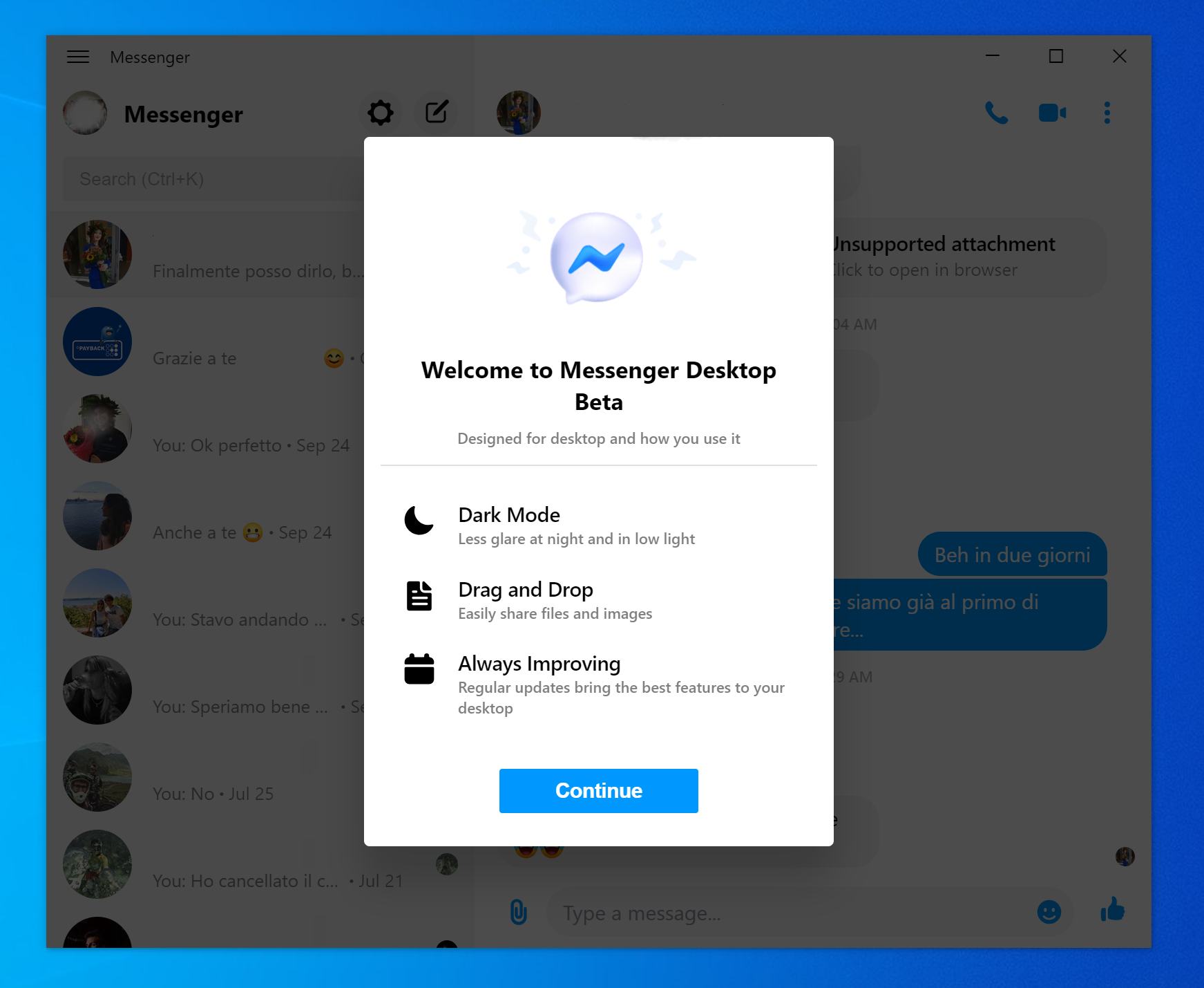 Messenger Desktop