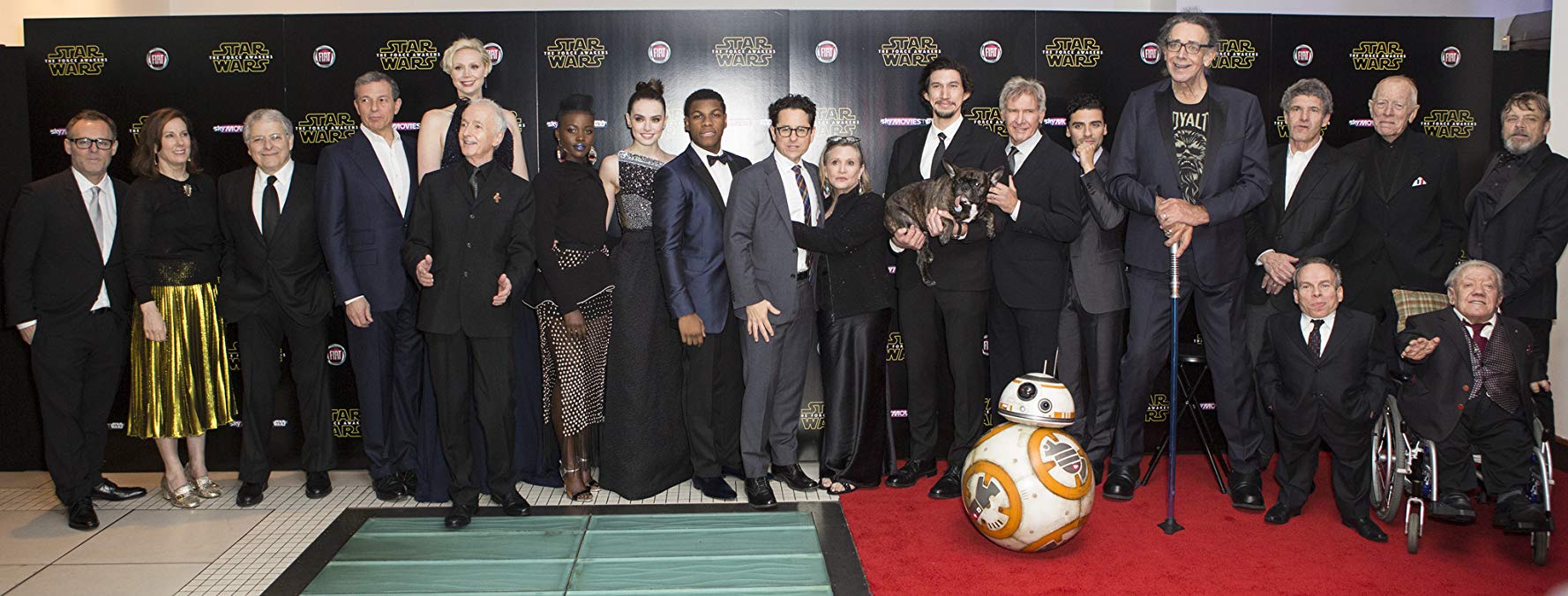 ่J.J. Abrams เมื่อครั้งกำกับ The Force Awakens และทีมนักแสดงครบชุด