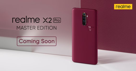 เตรียมพบกับ! realme X2 Pro Master Edition นิยามใหม่แห่งดีไซน์สมาร์ตโฟนเรือธงที่แท้จริง