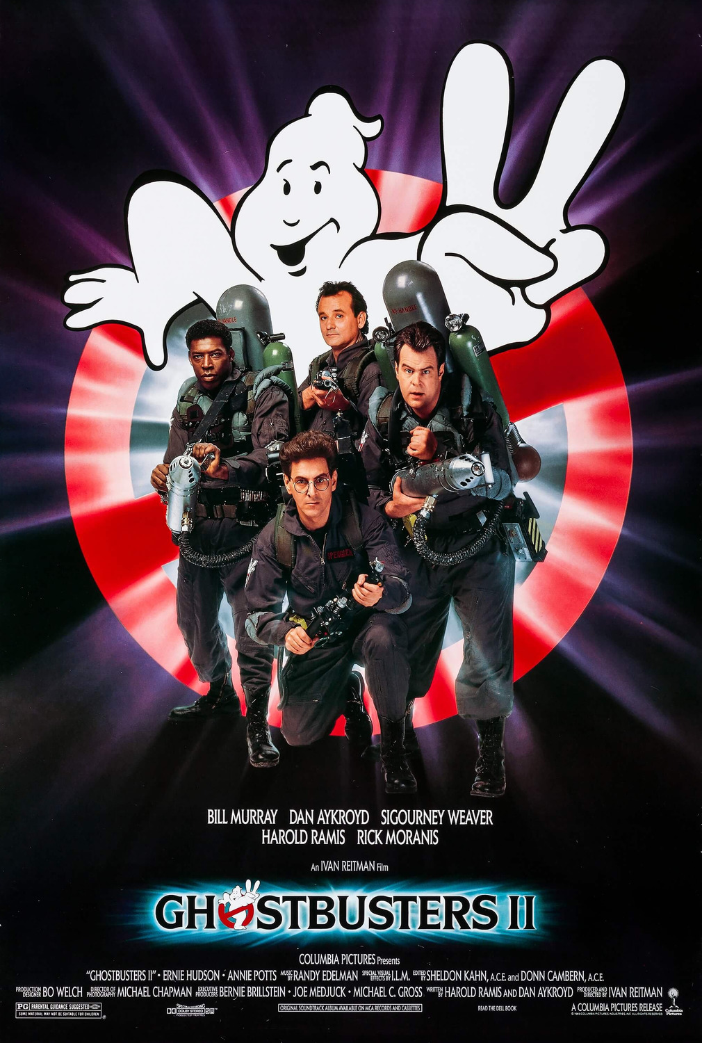 เมื่อภาคแรกประสบความสำเร็จ ภาค 2 Ghostbusters II ตามมาอีก 5 ปีให้หลัง