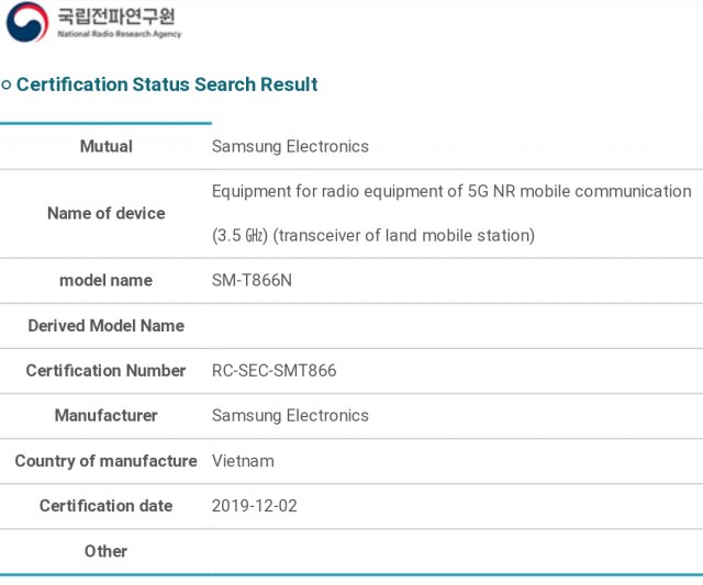 Samsung Galaxy Tab S6