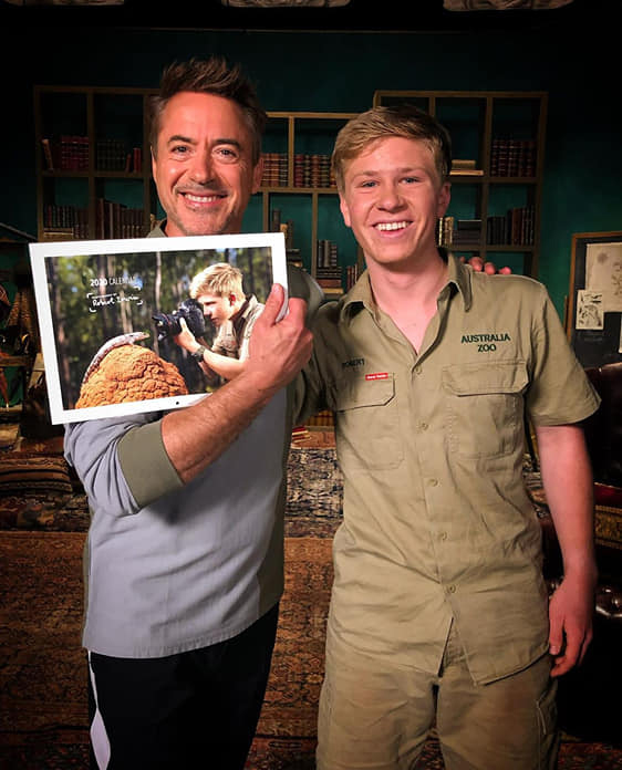 Robert Downey Jr. และ Robert Irwin