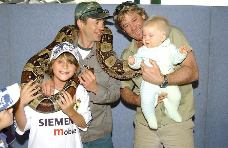 Robert Downey Jr. เมื่อครั้งมาเยี่ยม Steve Irwin และครอบครัว