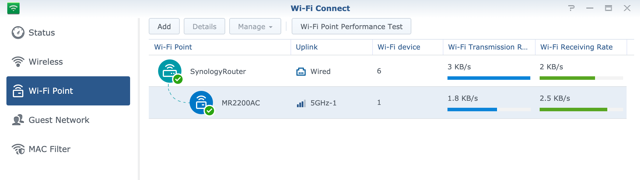 การเชื่อมต่อ Mesh Wi-Fi แสดงภาพลักษณะการเชื่อมต่อแต่ละจุดชัดเจน