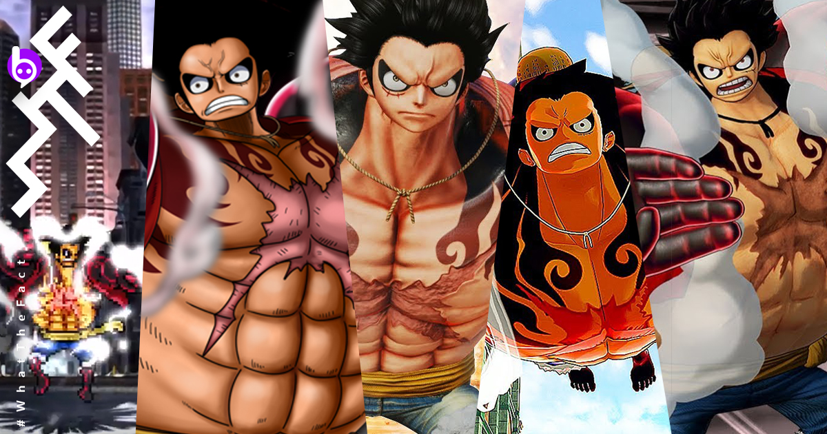 5 เกมจากซีรีส์การ์ตูนดังอย่าง ONE PIECE ที่มี u201cลูฟี่เกียร์ 4 