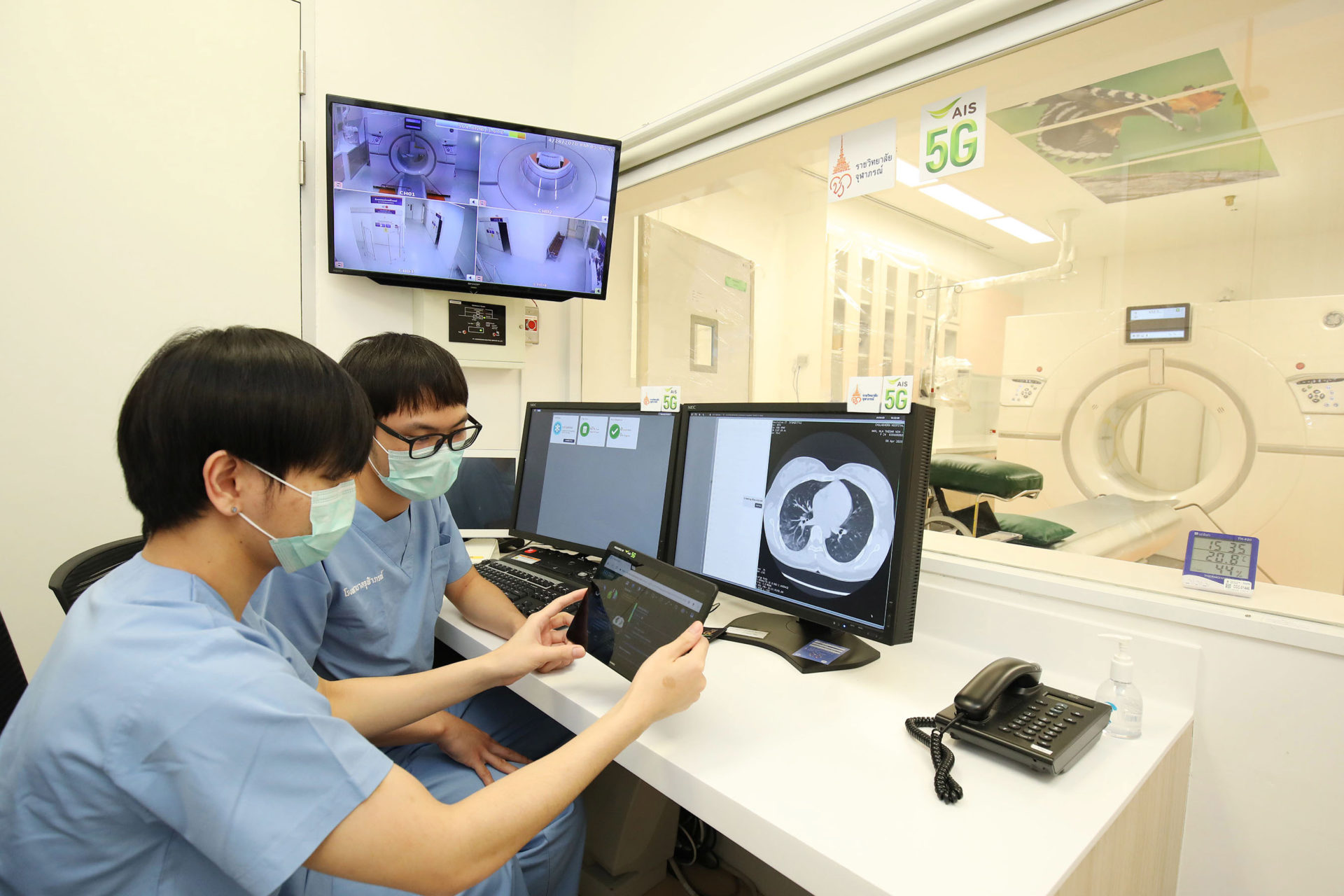  ระบบ อัจฉริยะสำหรับเครื่อง CT Scan ปอด บนเครือข่าย 5G เครื่องแรกของไทย