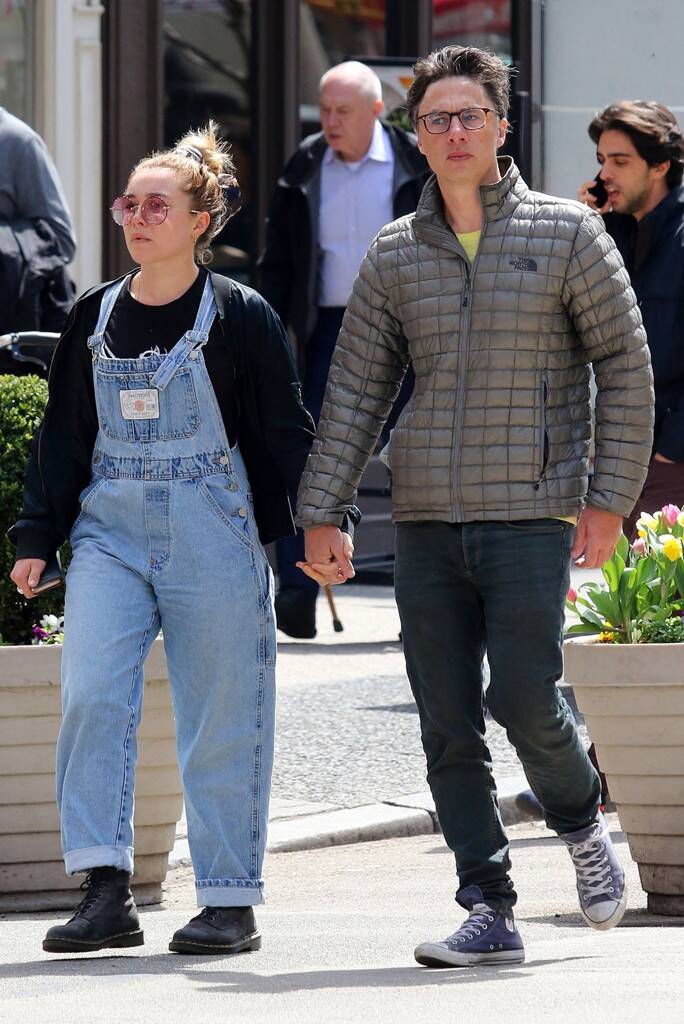 Florence Pugh และ Zach Braff แฟนหนุ่ม