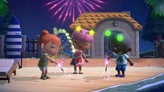 Nintendo ส่งอัปเดตใหม่ของ Animal Crossing: New Horizons ชมดอกไม้ไฟและเที่ยวเกาะคนอื่นในความฝัน