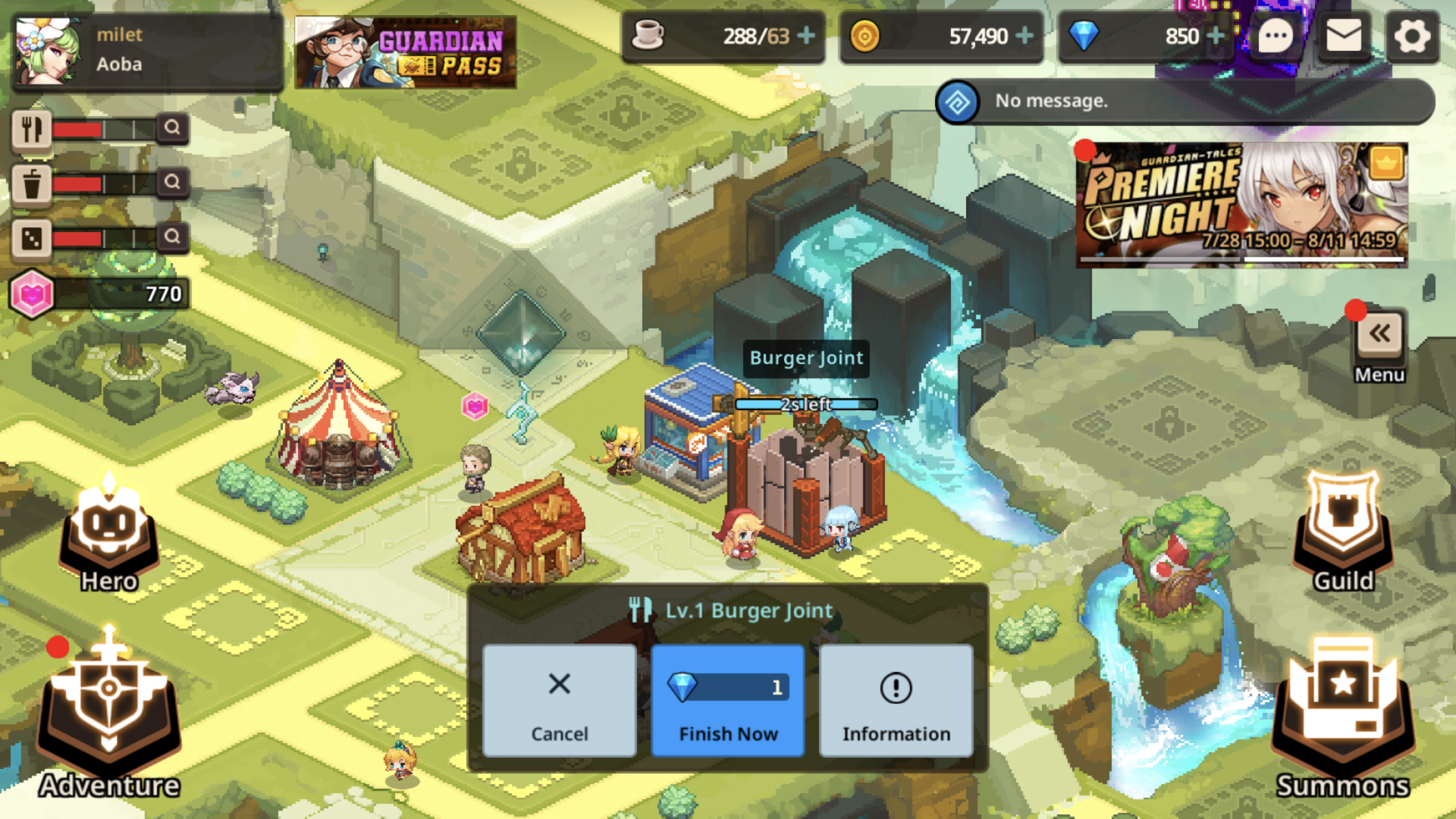 Guardian Tales เกมแนว Adventure RPG น้องใหม่จากค่ายเกาหลี Kakao Games ที่น่าจะถูกใจคอเกม RPG รุ่นเก่า แต่ระบบทันสมัยและสดใหม่มากขึ้น