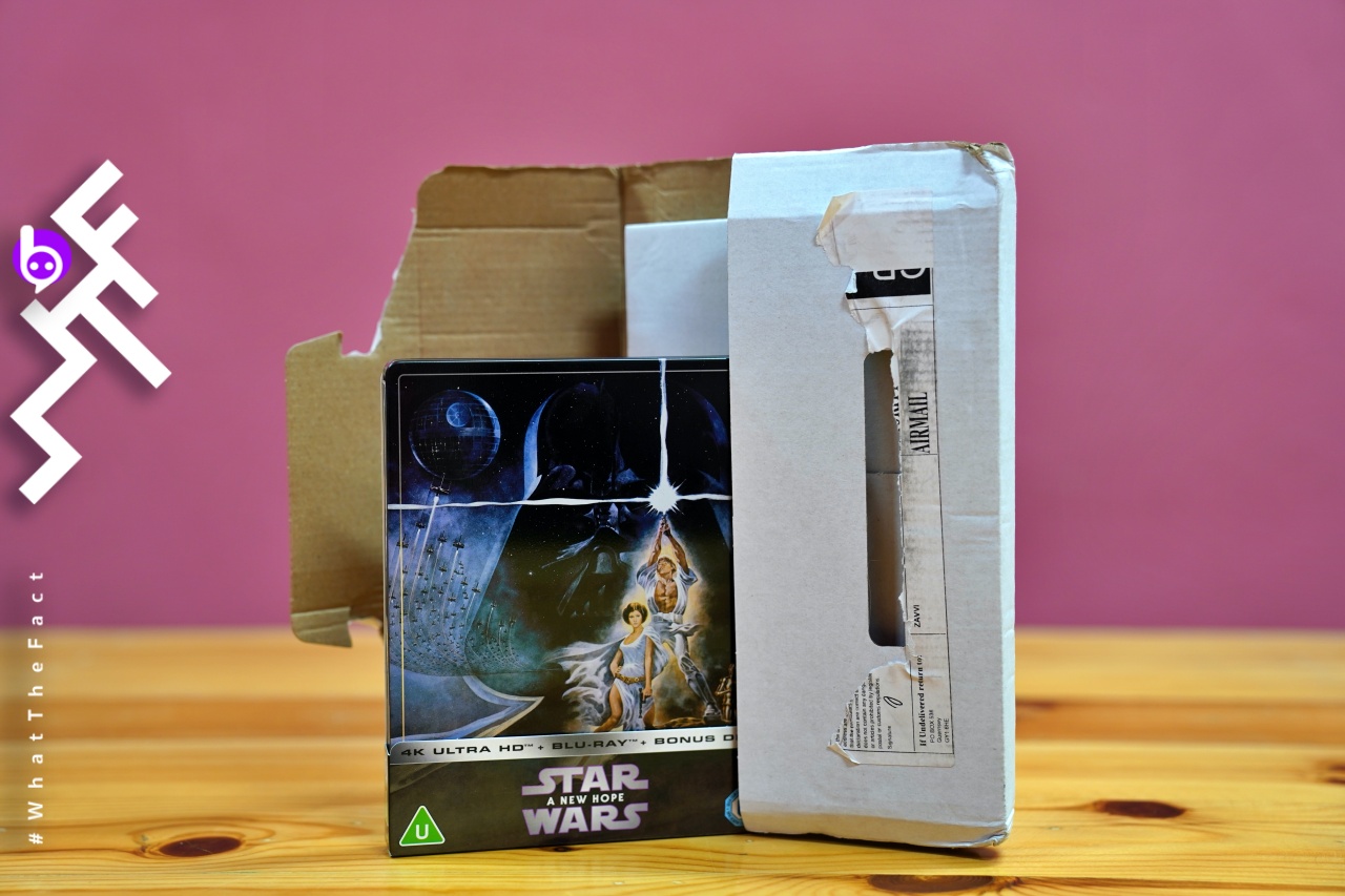 WHAT THE FACT รีวิวแผ่น 4K Star Wars A New Hope Zavvi Exclusive Steelbook