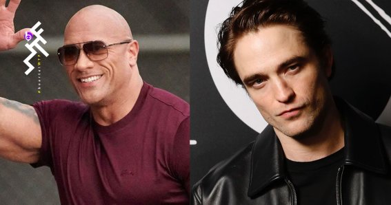 Dwayne Johnson and Robert Pattinson