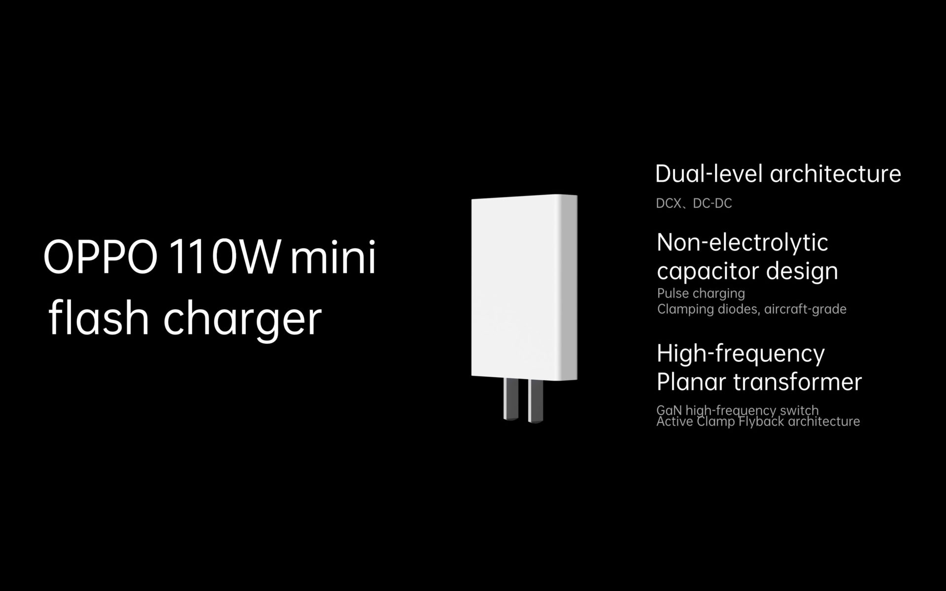 OPPO 110W mini flash charger