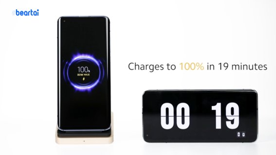 XIAOMI เปิดตัวการเป็นผู้นำเทคโนโลยีการชาร์จแบบไร้สาย 80W Mi Wireless Charging Technology