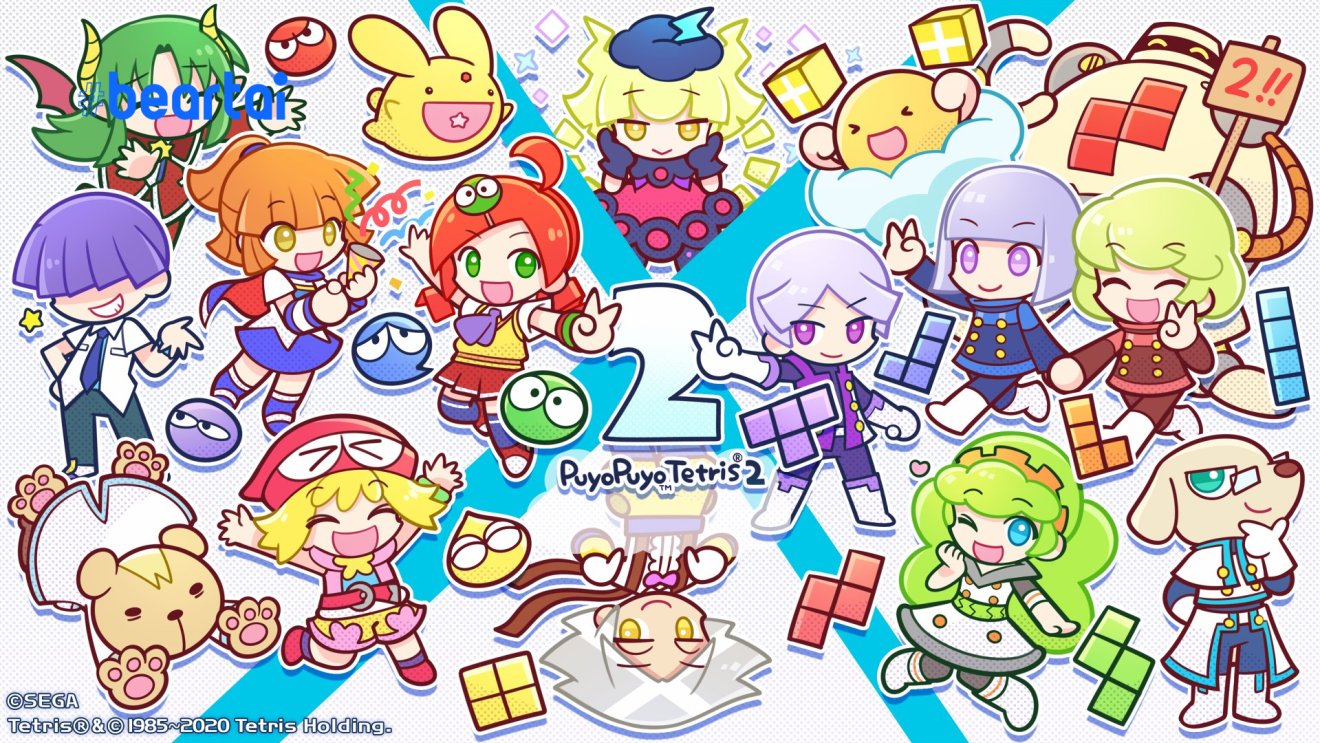 Sega ปล่อยตัวอย่างใหม่ Puyo Puyo Tetris 2