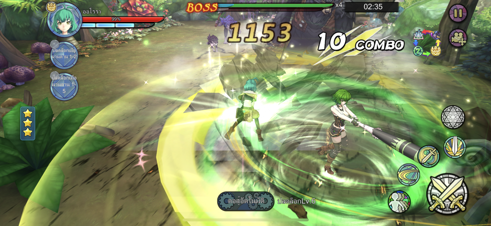 Aurora7 จากค่าย Xinxere Edutainment เกมมือถือ ACTION-RPG ตะลุยโลกนิทาน มีภาษาไทย เล่นได้ทั้ง Android และ iOS 