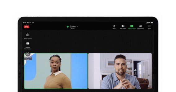 Zoom อัปเดตรองรับฟีเจอร์ Center Stage บน iPad Pro M1 แล้ว