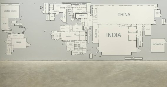 มอง ‘อำนาจ’ ผ่าน ‘Ground Plan’ แผนที่แสดงการกระจายตัวของประชากรโลก