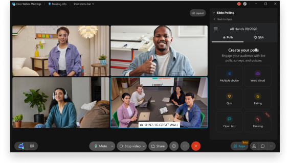 Cisco จะปล่อยฟีเจอร์ใหม่ในแพลตฟอร์มประชุมออนไลน์ Webex