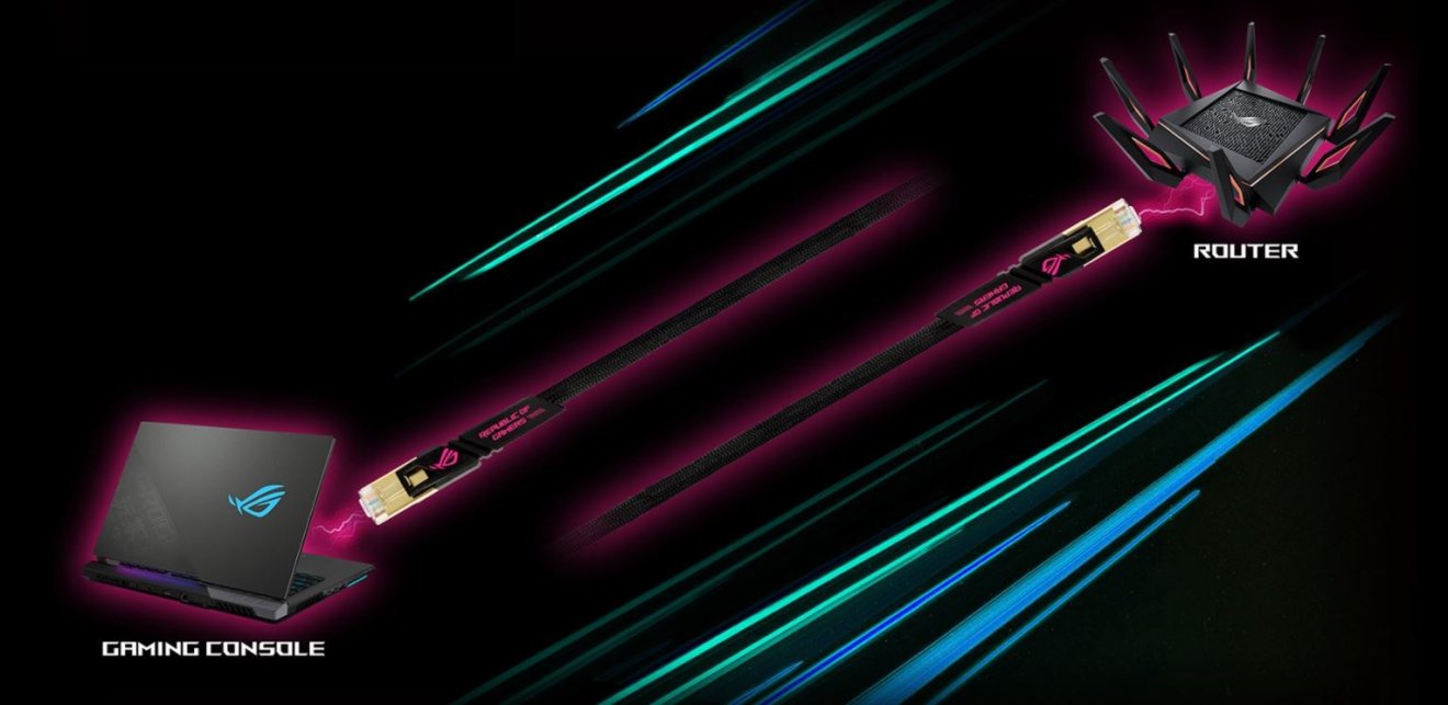 ASUS เปิดตัว ROG CAT7 Cable สาย LAN ระดับไฮเอนด์เอาใจชาวเกมเมอร์!