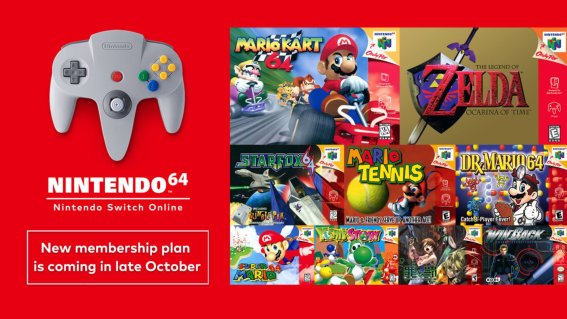 บริการ Nintendo Switch Online จะมีเกมจาก Nintendo 64 และ Genesis เข้ามาเพิ่ม