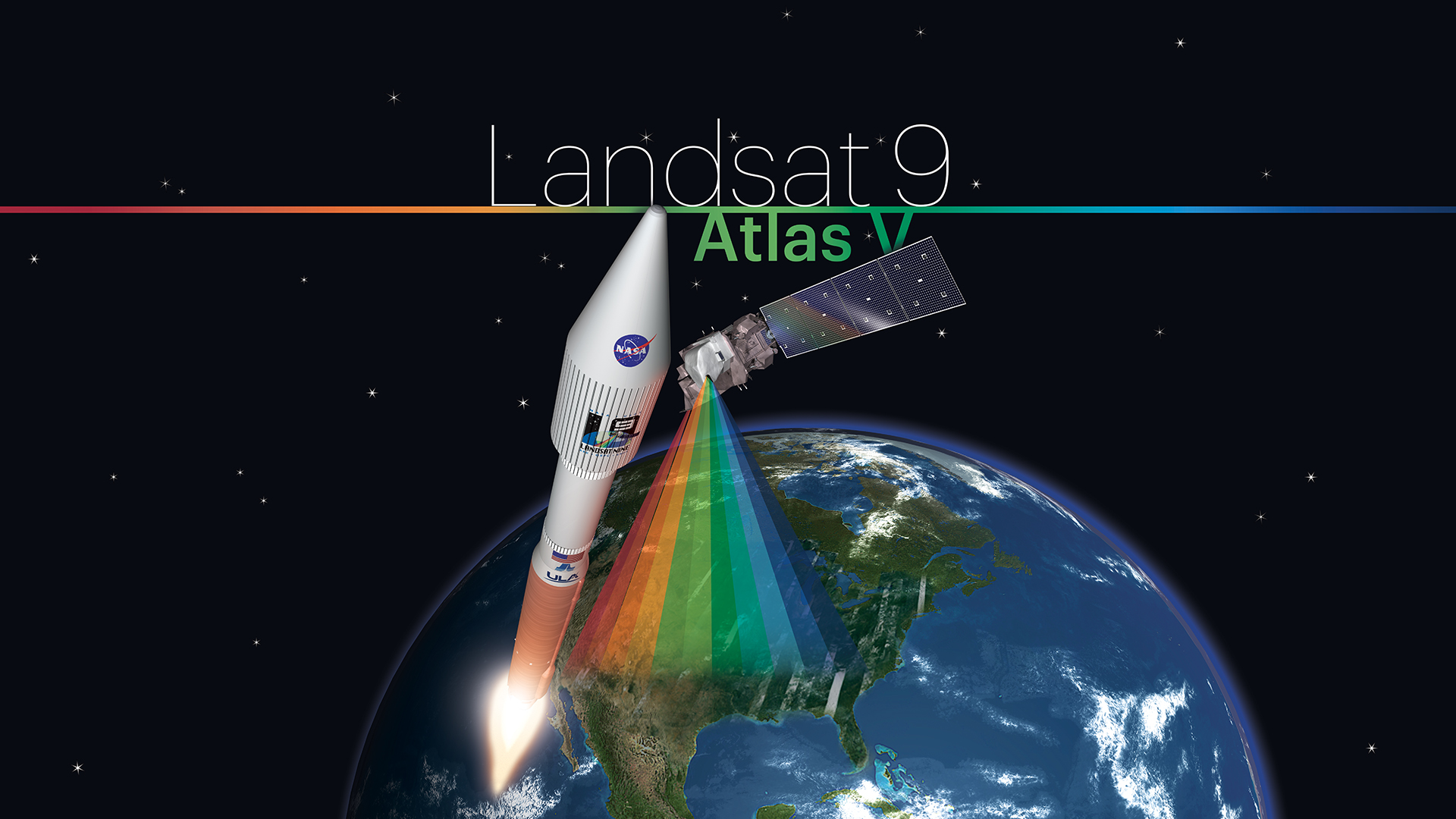 ULA จะปล่อยดาวเทียม Landsat 9 ใน 27 ก.ย.ด้วยจรวด Atlas 5