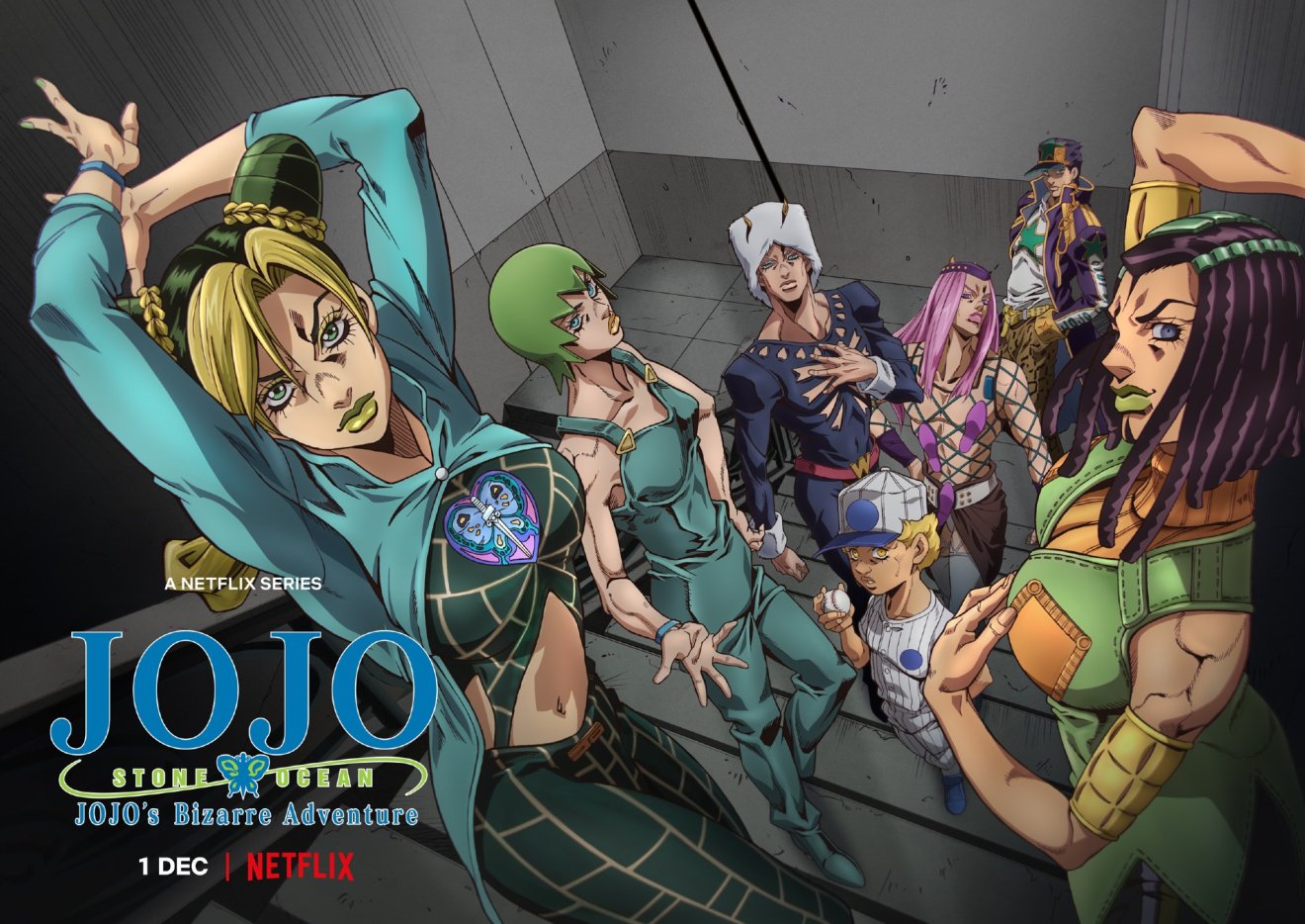 Netflix ประกาศฉาย JoJo’s Bizarre Adventure: Stone Ocean 1 ธันวาคมนี้