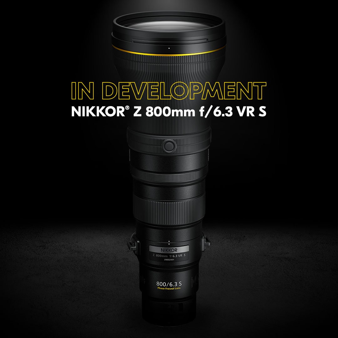 Nikon Z 800mm f/6.3 VR PF S