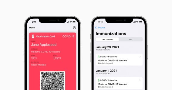 Apple เปิดให้ชาว EU เพิ่มใบรับรองวัคซีน COVID-19 เข้าแอป Wallet ได้แล้วบน iOS 15.4