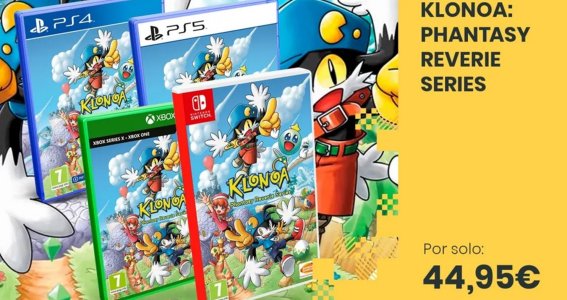 สายสะสมเตรียมเฮเกม Klonoa Phantasy Reverie Series จะมีแบบแผ่นขายด้วย