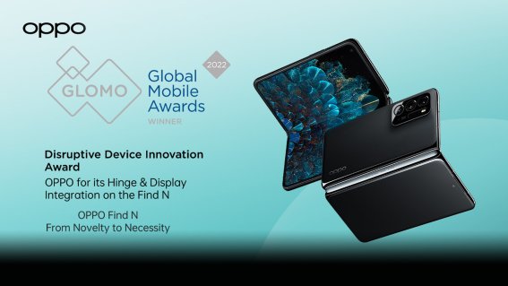 OPPO Find N คว้ารางวัล “Disruptive Device Innovation” จาก GLOMO Awards 2022