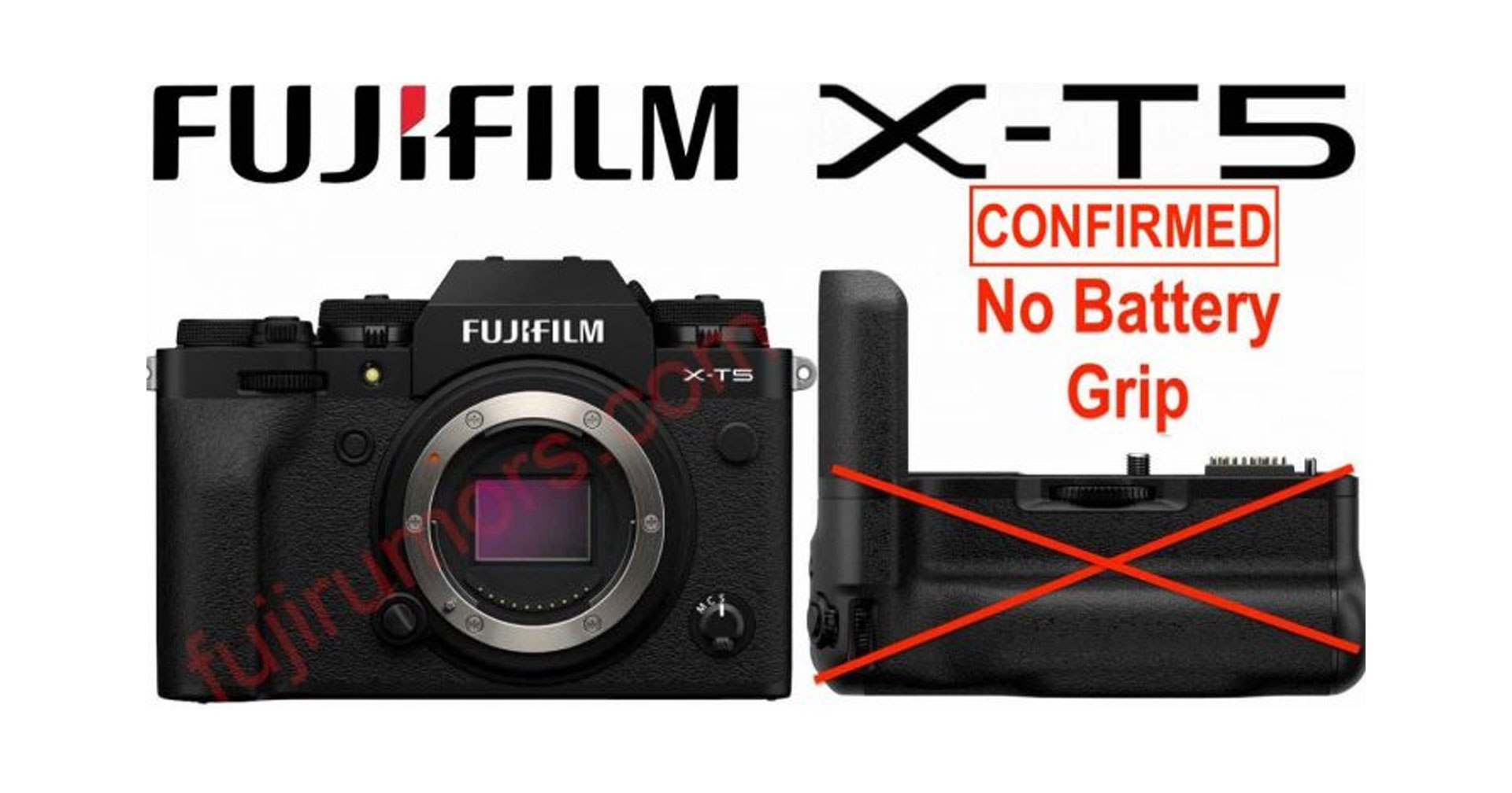 ยืนยัน! FUJIFILM X-T5 จะไม่มี Battery Grip สำหรับรุ่นนี้