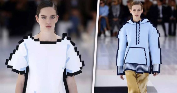 LOEWE Pixelated Fashion