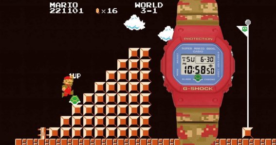 เปิดตัว G-Shock ลายจากเกม Super Mario ที่จัดเต็มทั้งตัวเรือน